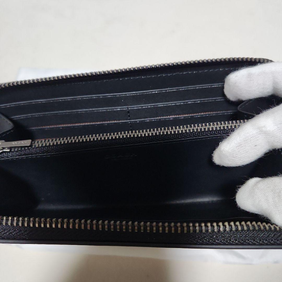 COACH 長財布 ホワイト/ブラック