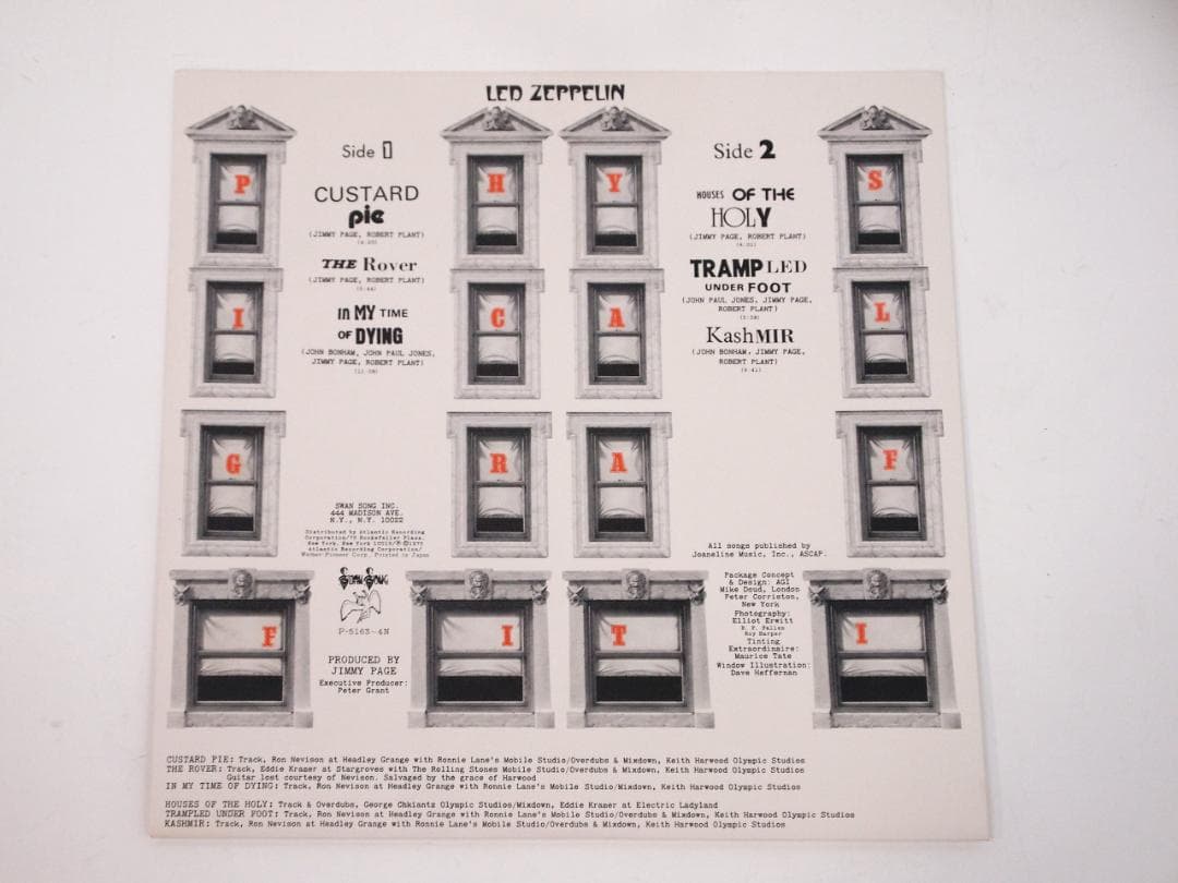 M*G様 見本盤 プロモ 帯付 レッド・ツェッペリン フィジカル・グラフィティ
