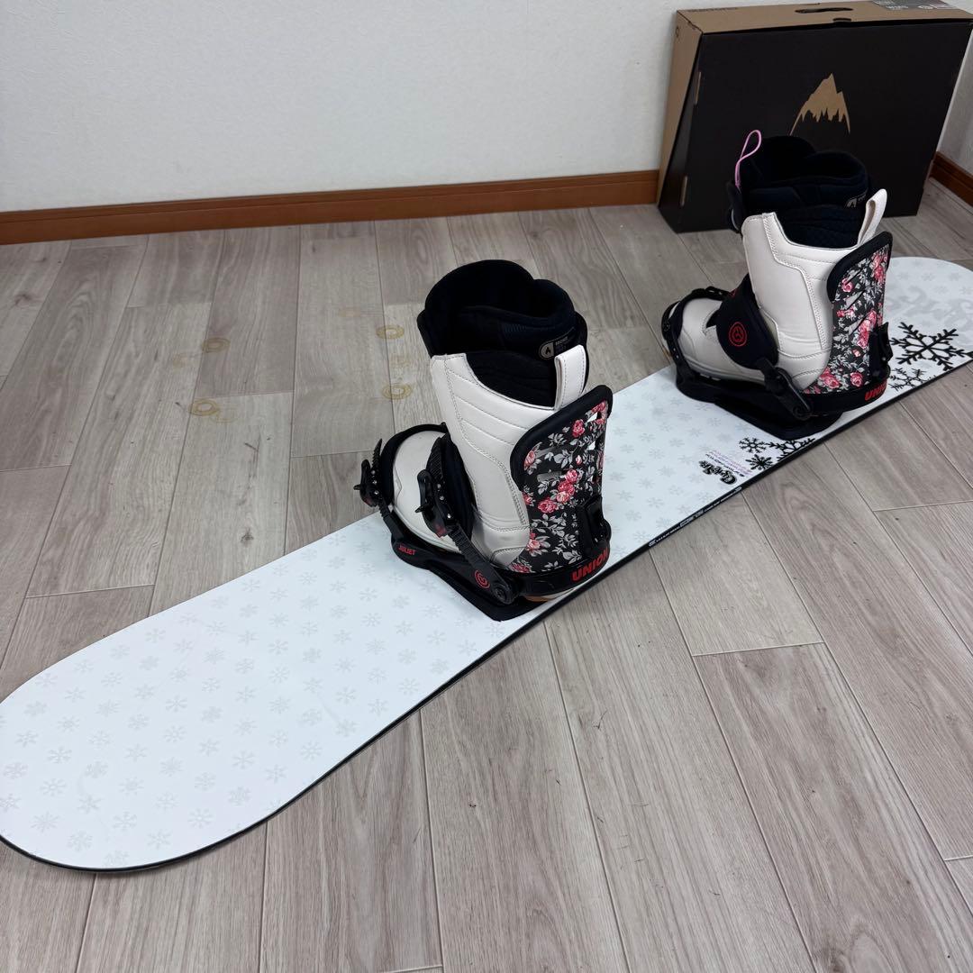 ブーツ無しレディース スノーボード セット 145cm 23.5cm