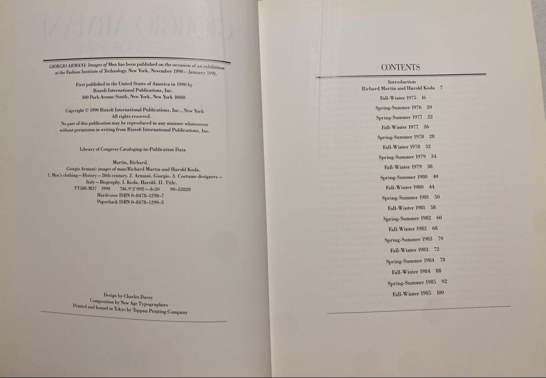洋書 GIORGIO ARMANI IMAGES OF MAN