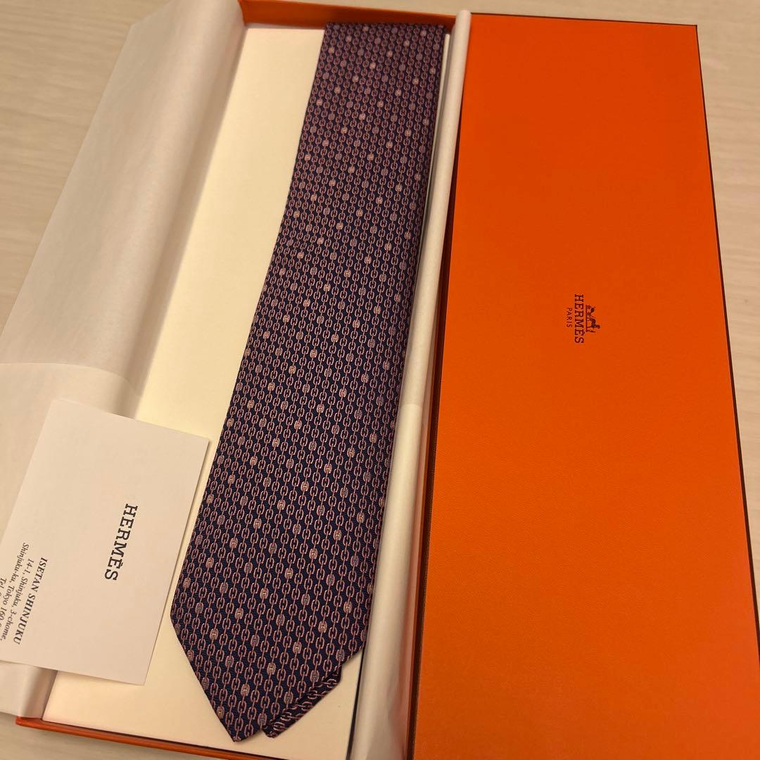 【未使用新品】HERMES エルメス　ネクタイ