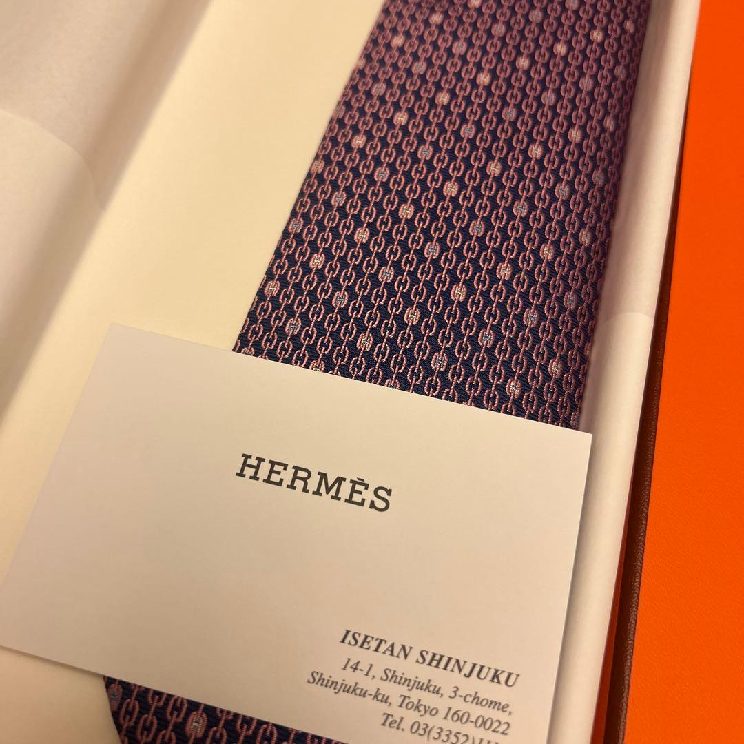 【未使用新品】HERMES エルメス　ネクタイ