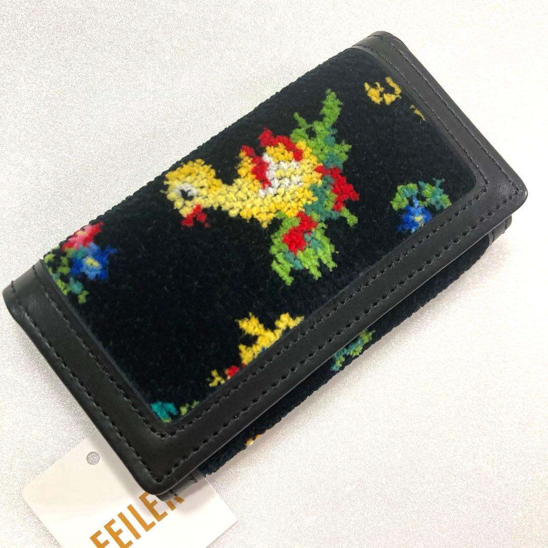 フェイラー ハイジ柄の タグ付キーケースと 新品未使用のハンカチのセット