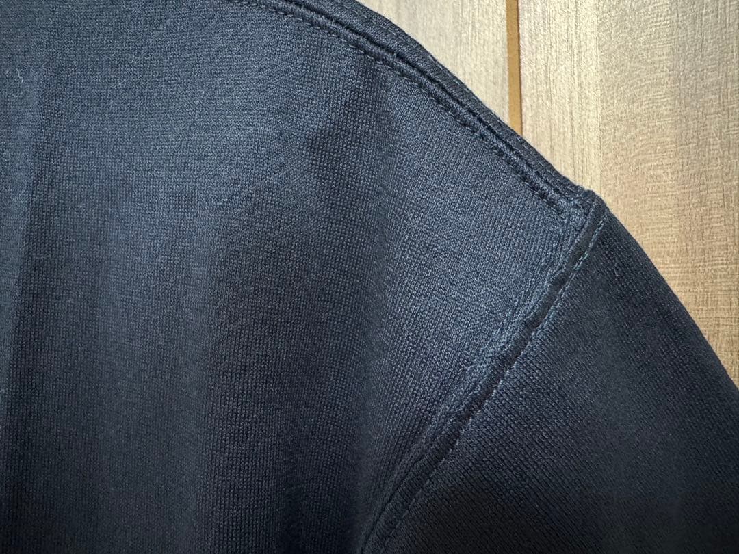 AD2017 新品未使用 コムデギャルソンオム 後染め ロゴ Tシャツ サイズL