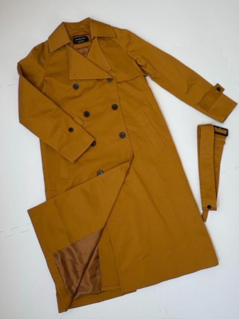 UNITED TOKYO 黄色 イエロー 2wayトレンチコート アウター1 S
