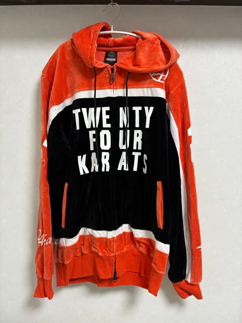 【五十嵐】24karats ジャージセット オレンジ/ブラック