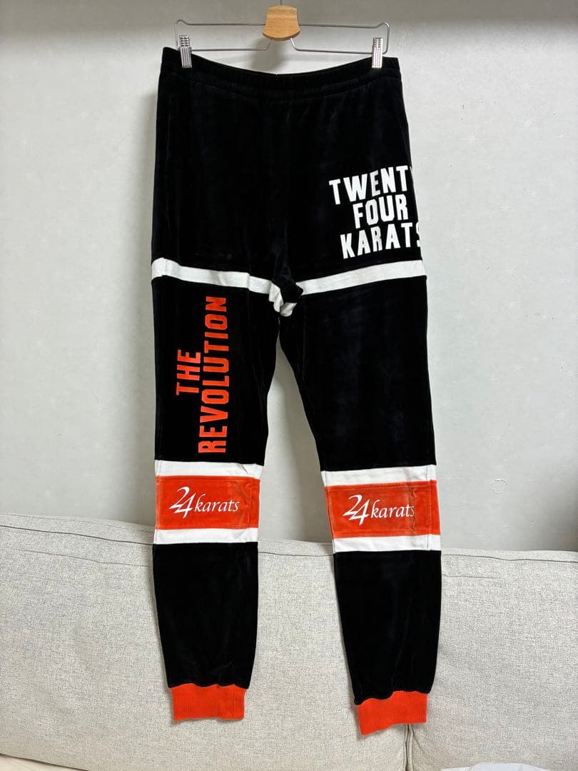 【五十嵐】24karats ジャージセット オレンジ/ブラック