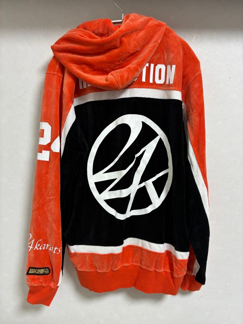 【五十嵐】24karats ジャージセット オレンジ/ブラック