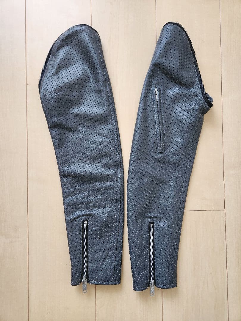 ロアーズオリジナル roars original 革袖 パンチングメッシュ