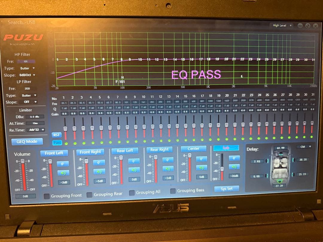 東*マ様 PUZU AUDIO PZ-C31 6ch dsp プロセッサー　値下