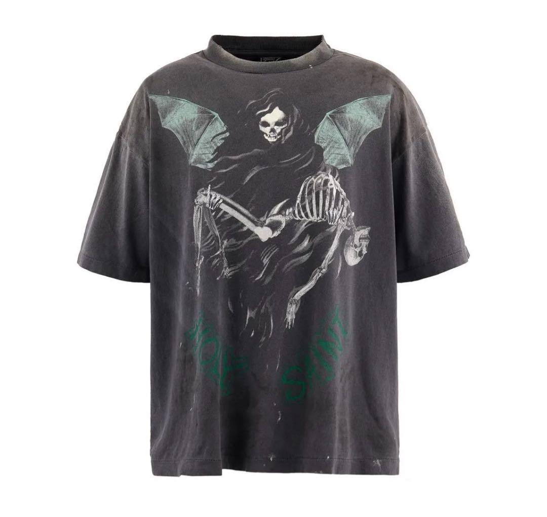 25SS セントマイケルTEE HOLY SAINT / BLACK