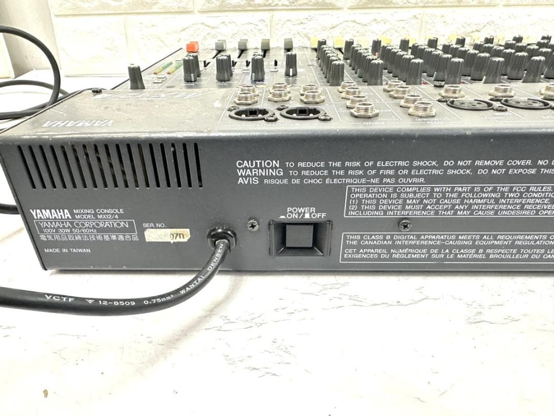 YAMAHA MX12/4 アナログミキサー 12ch・4バス PA*