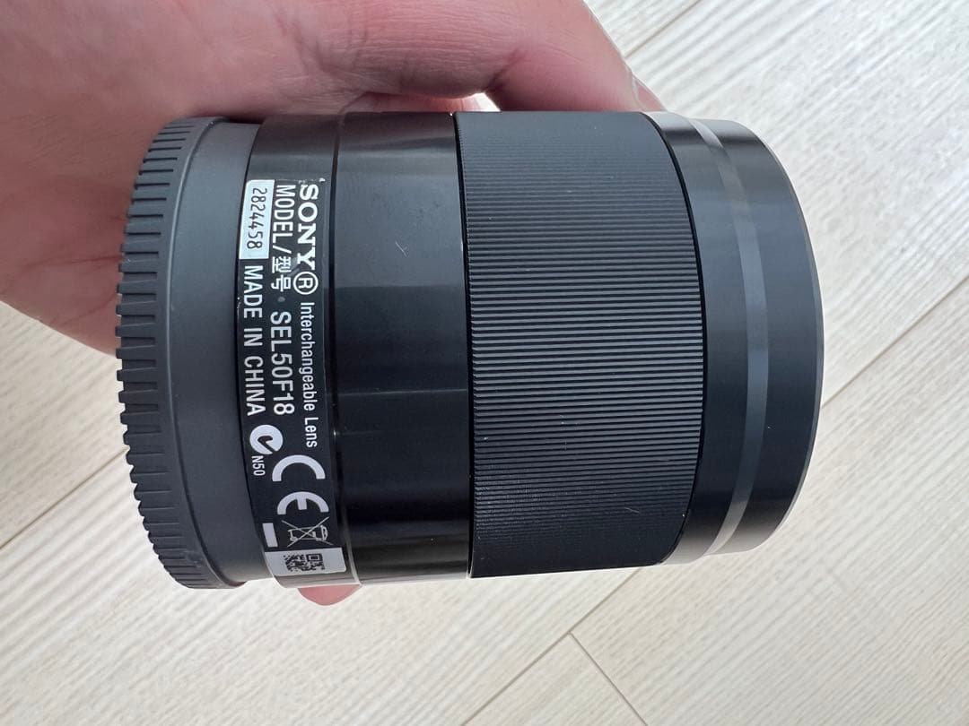 ソニーE 50mm F1.8レンズ　SEL50F18 単焦点 ブラック