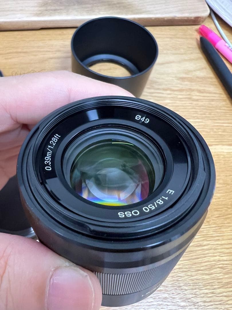 ソニーE 50mm F1.8レンズ　SEL50F18 単焦点 ブラック