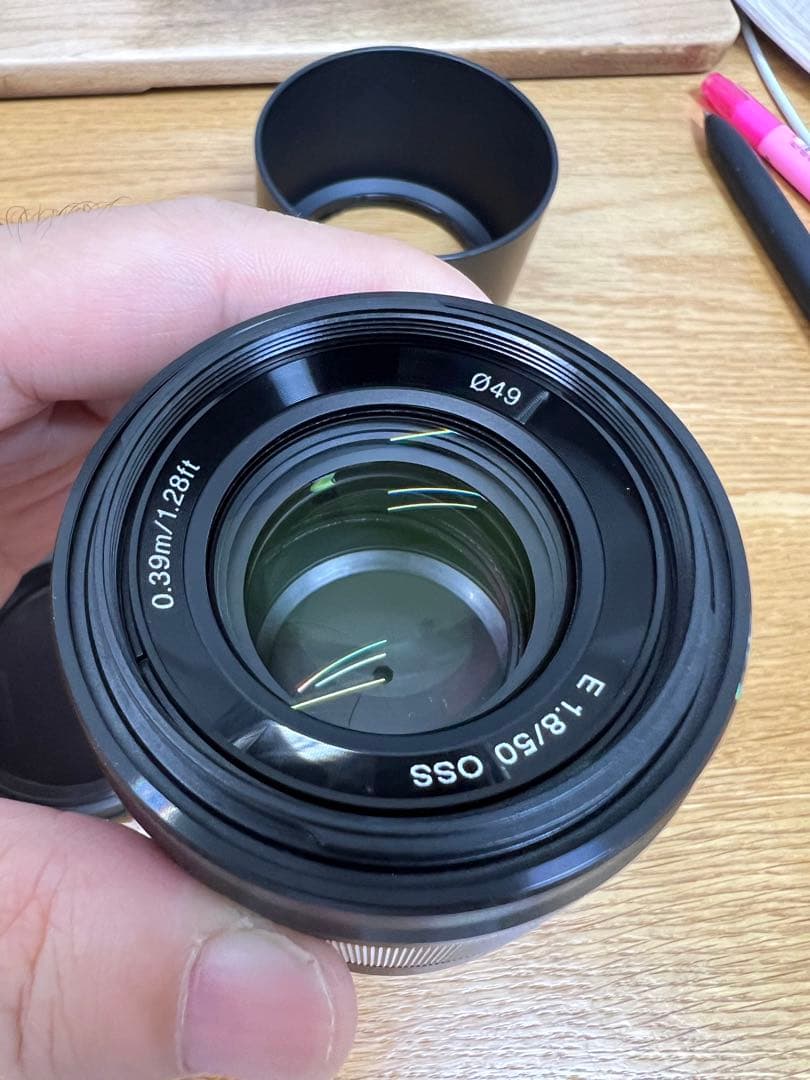 ソニーE 50mm F1.8レンズ　SEL50F18 単焦点 ブラック