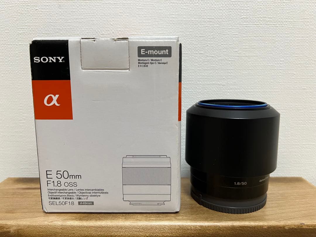 ソニーE 50mm F1.8レンズ　SEL50F18 単焦点 ブラック