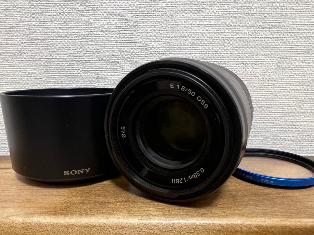 ソニーE 50mm F1.8レンズ　SEL50F18 単焦点 ブラック