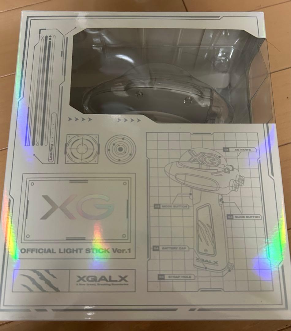 XG OFFICIAL LIGHT STICK Ver.1 トレカ付 開封済