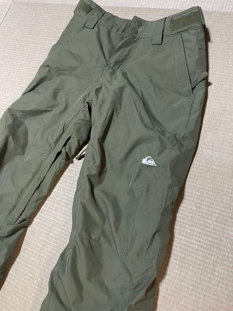 QUICKSILVER スノーパンツ 10/S/P/CH オリーブグリーン