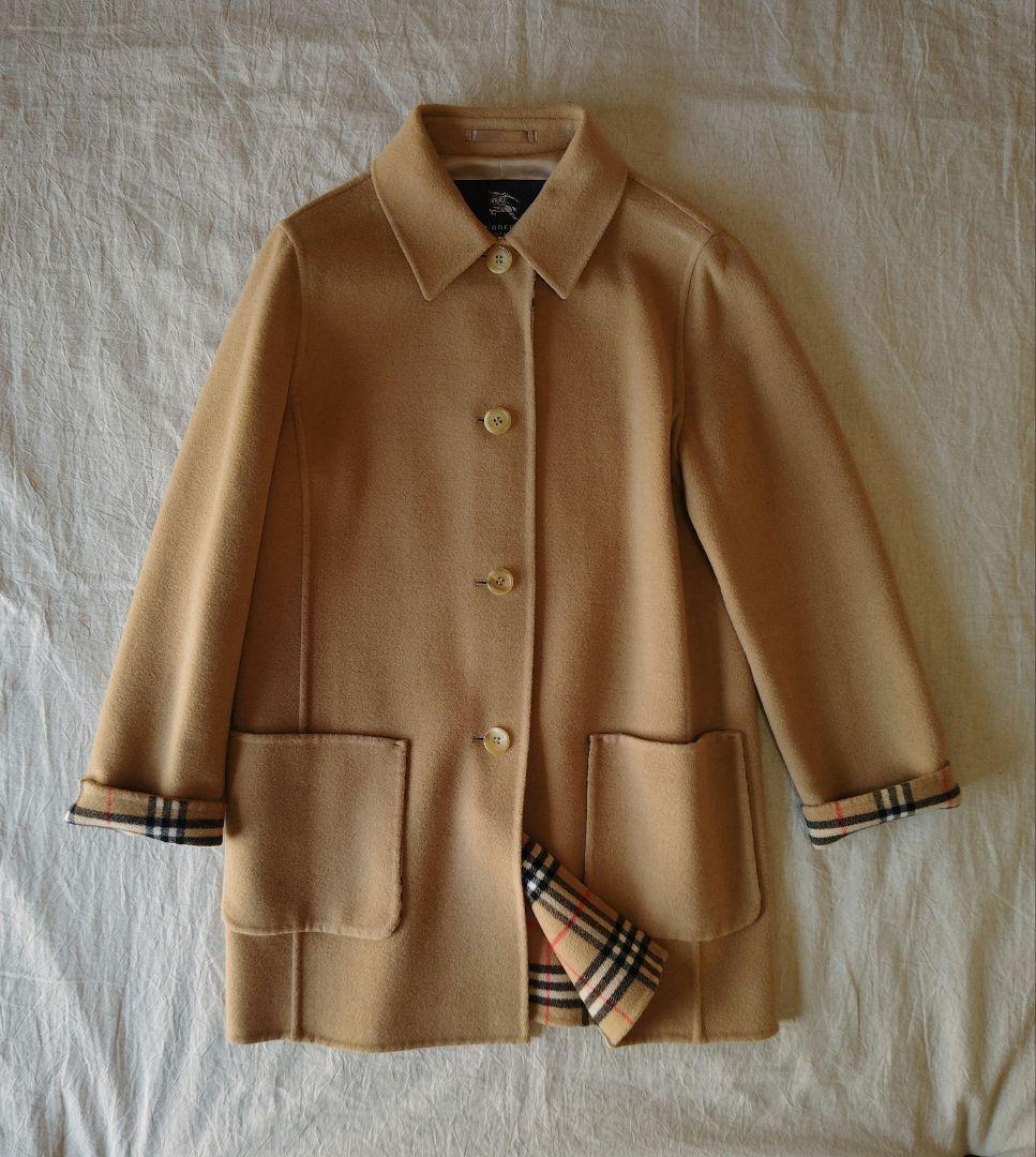 BURBERRY LONDON ウールカシミアコート ノバチェック サイズ40