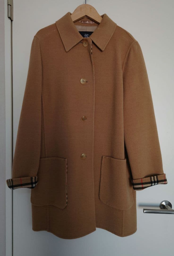 BURBERRY LONDON ウールカシミアコート ノバチェック サイズ40