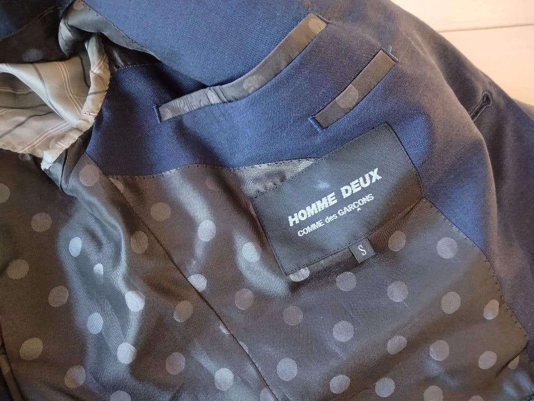COMME DES GARCONS HOMME DEUX ブレザー S ネイビー