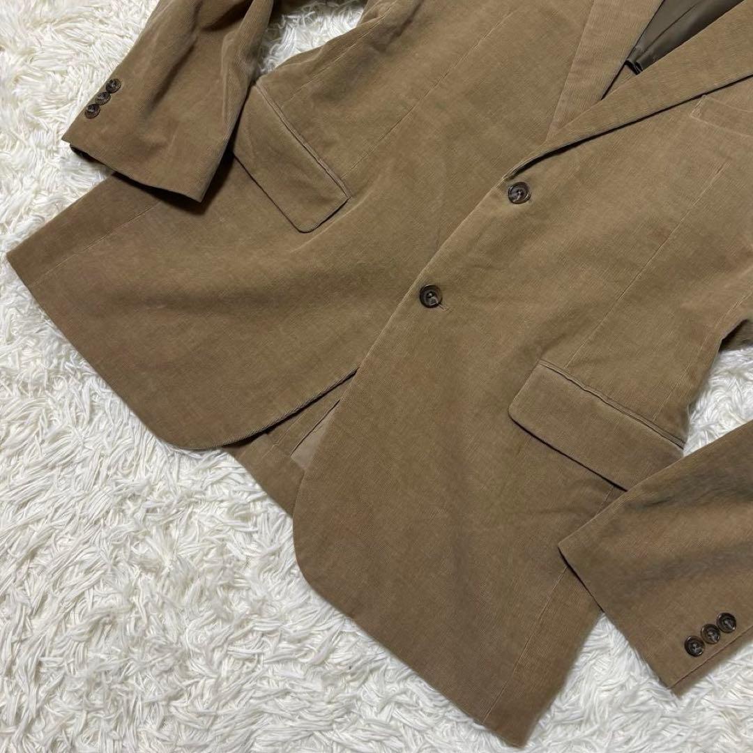 BURBERRY コーデュロイ テーラードジャケット ノバチェック XL 2B