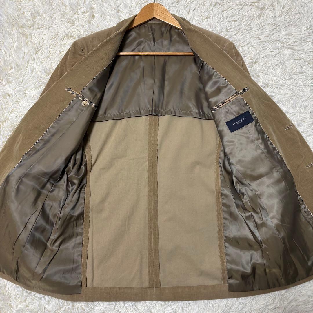 BURBERRY コーデュロイ テーラードジャケット ノバチェック XL 2B