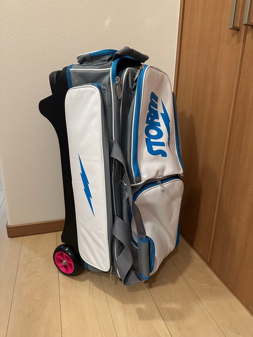 STORM ボウリング 3ボールバッグ ホワイト/ブルー