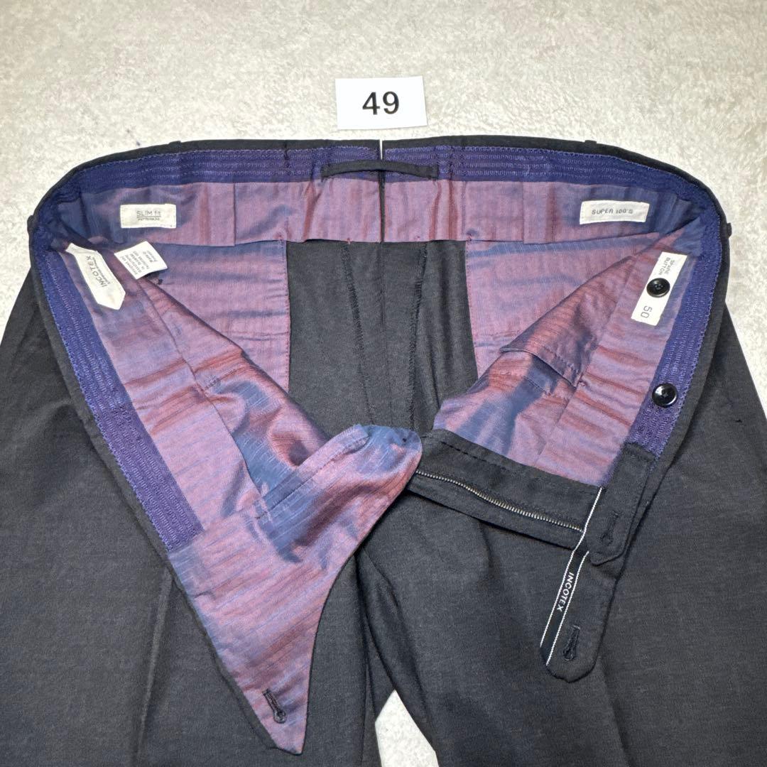 49 未使用　春秋　インコテックス　スラックス　グレー　50