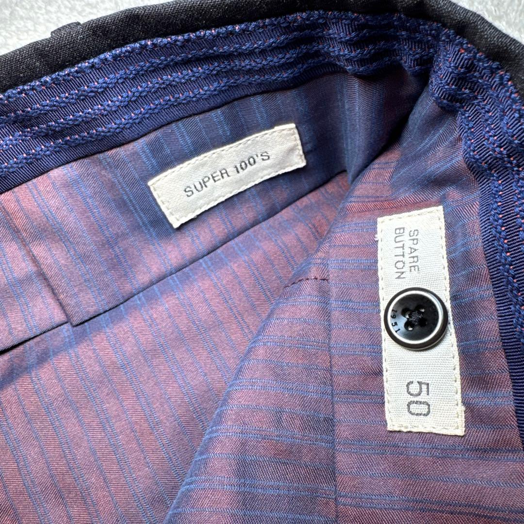 49 未使用　春秋　インコテックス　スラックス　グレー　50