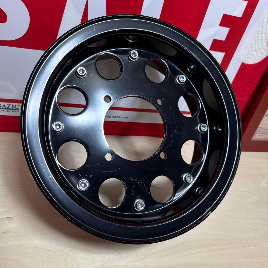 Gクラ　2.75 j ブラックホイール8インチ　G craft