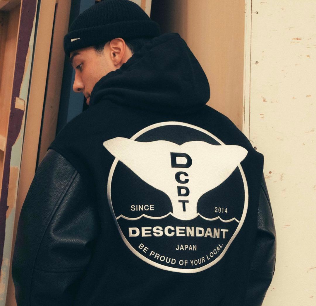 DESCENDANT FLUKE UP VARSITY JACKET 最安値 M