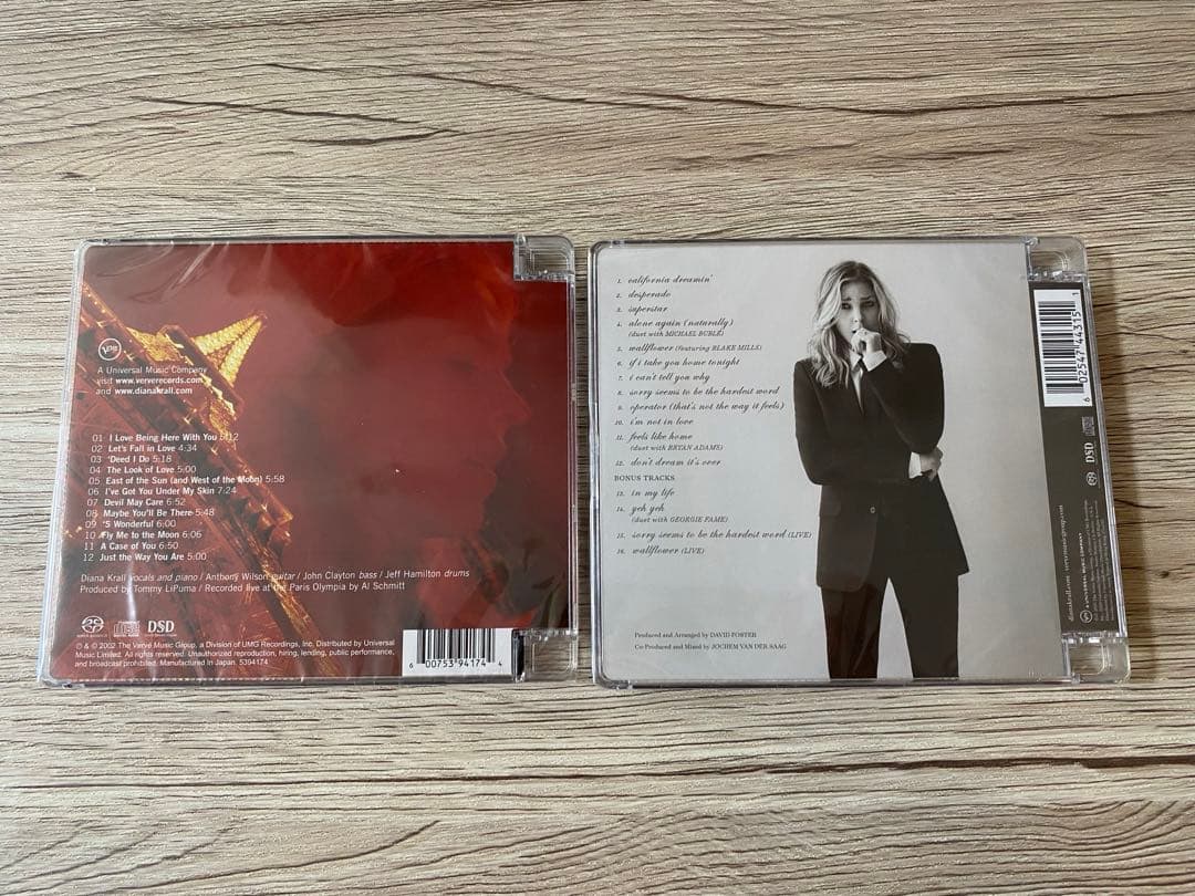 SACD2枚　ダイアナ・クラール DIANA KRALL wallflower