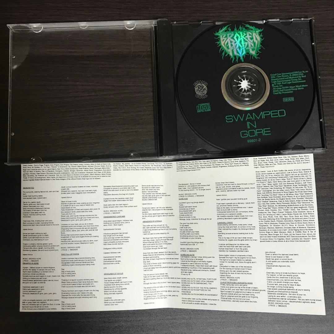 洋楽 Broken hope /swamped in gore