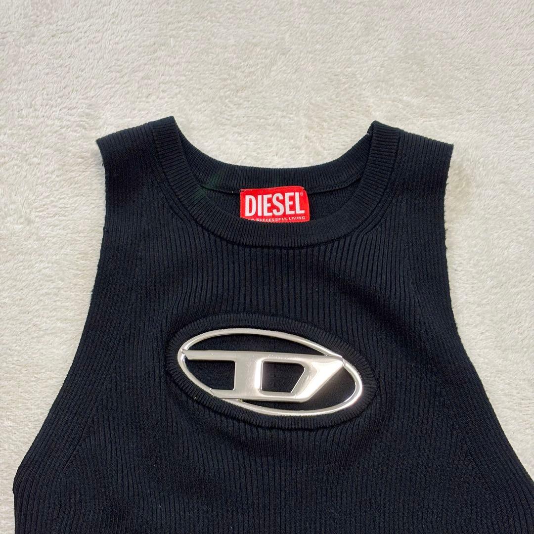 極美品✨ DIESEL ディーゼル Oval Dプレート タンクトップ 正規品