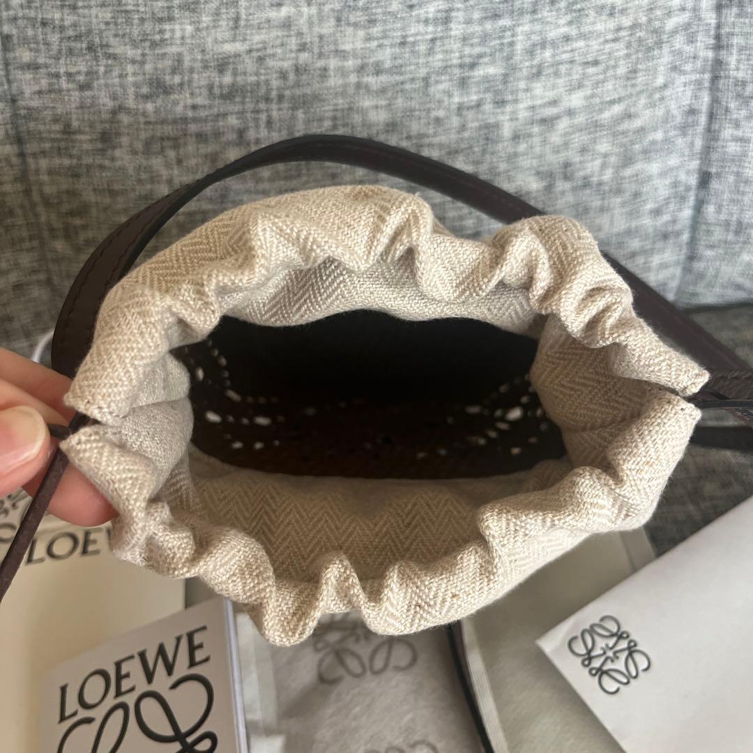 ロエベ アナグラムスクエアポケット　カゴバッグ　新品未使用