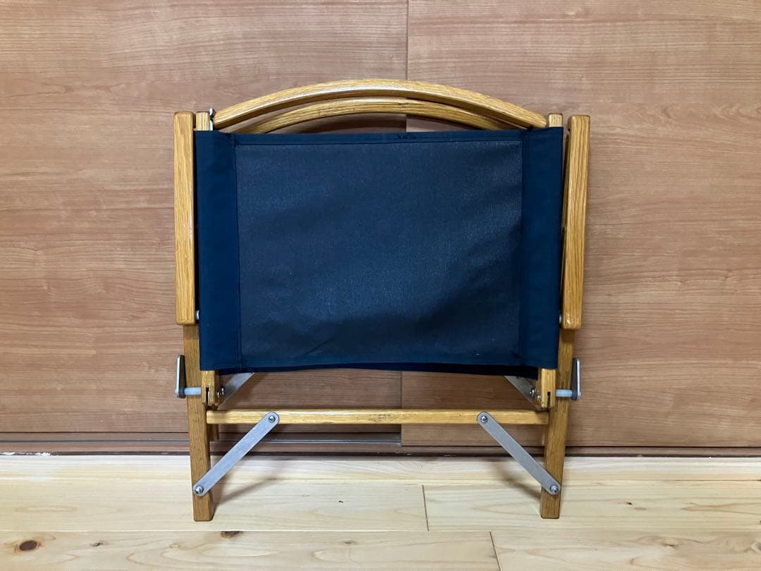 カーミットチェア 正規品 当時物 USA製 ネイビー折りたたみアウトドアチェア