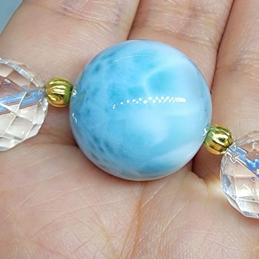 ラリマー デザイン ブレスレット ⑤