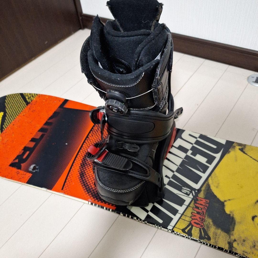 スノーボードセット　ナイトロ146センチ　スノープロビンディング