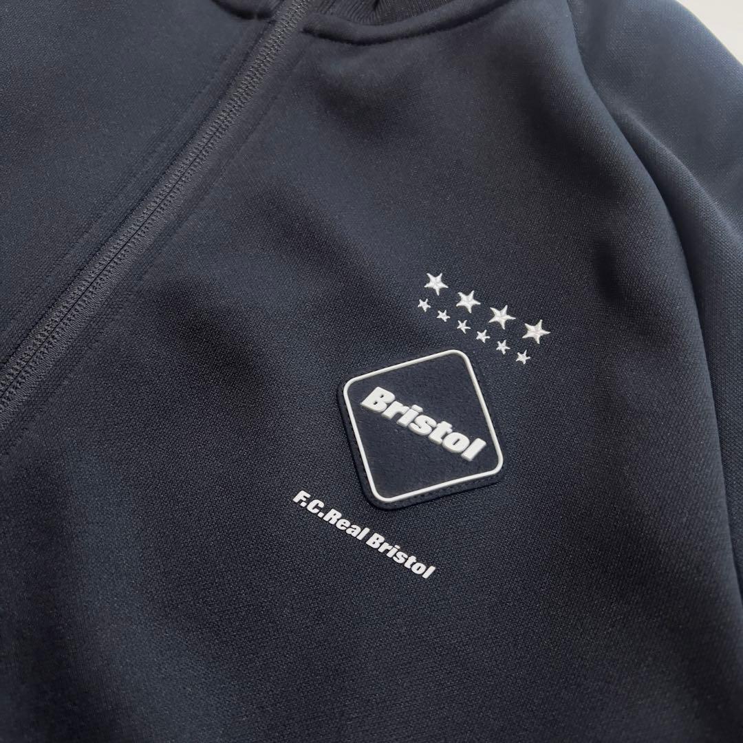 美品 FCRB SOPH トラックジャケット エンブレム S メンズ ブラック