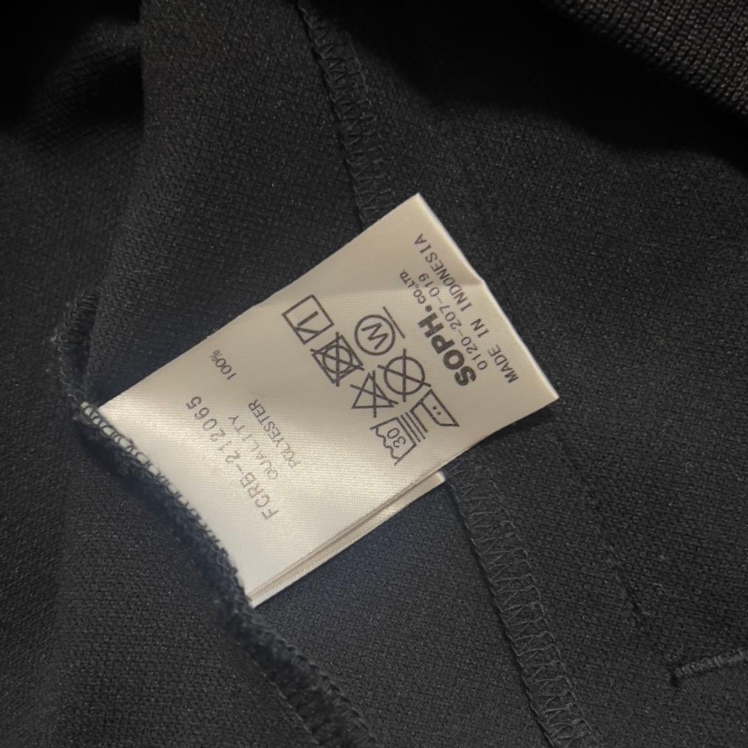 美品 FCRB SOPH トラックジャケット エンブレム S メンズ ブラック