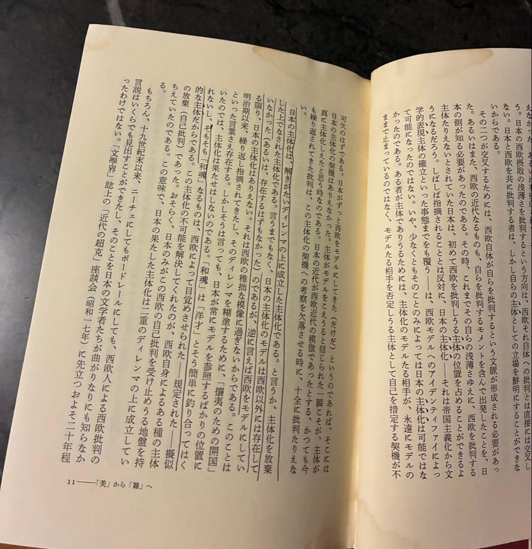 小説的強度 絓秀実