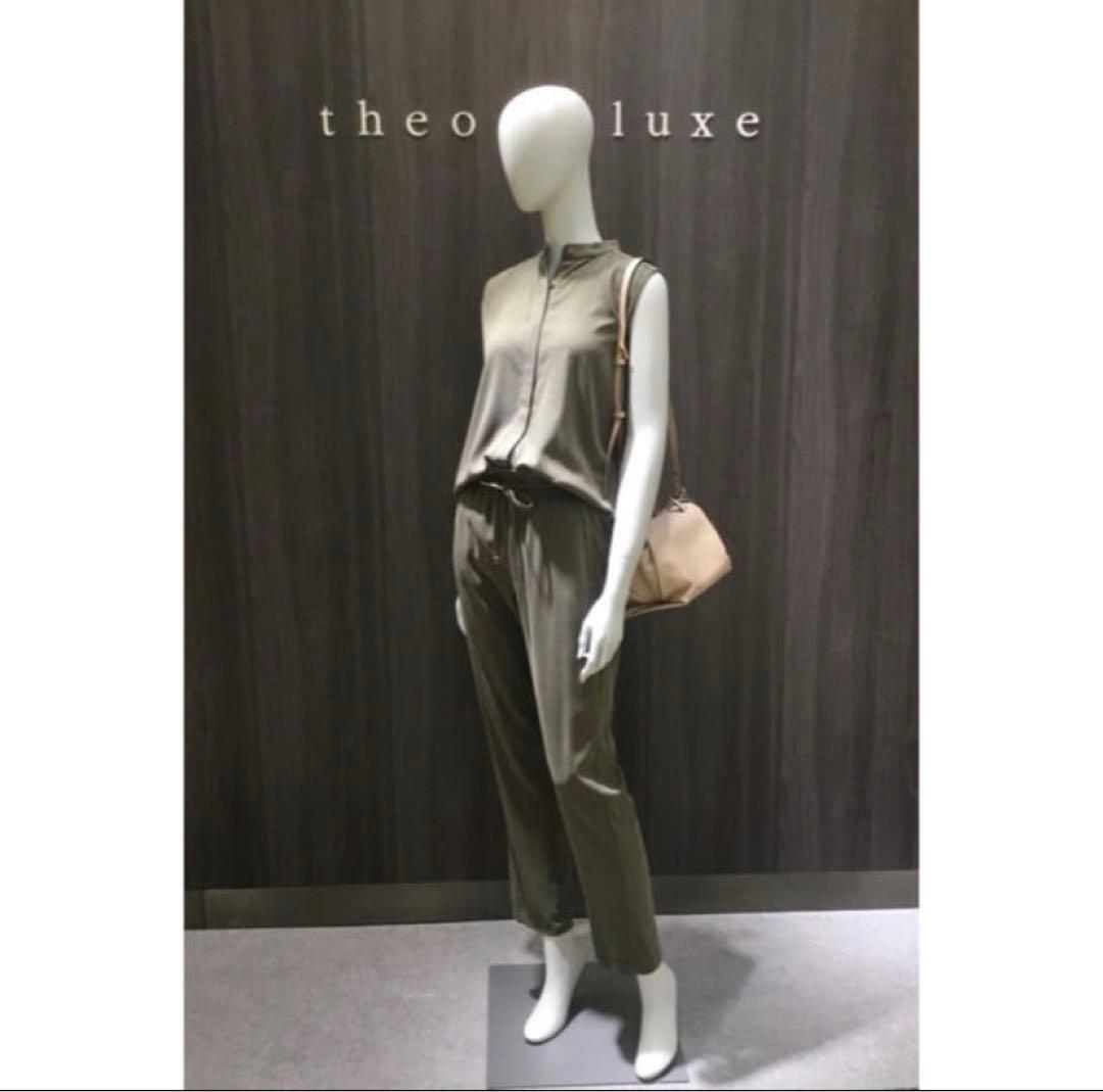 Theory luxe 19ss パンツ カーキ