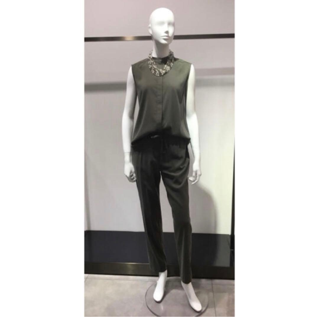 Theory luxe 19ss パンツ カーキ