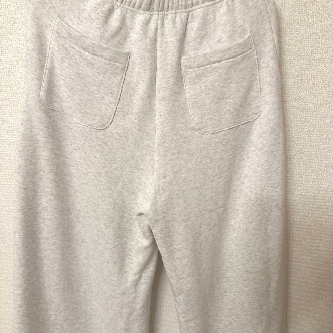 ム*ン様 ETRE TOKYO スリットへムスウェットパンツ ウエスト ゴム 新
