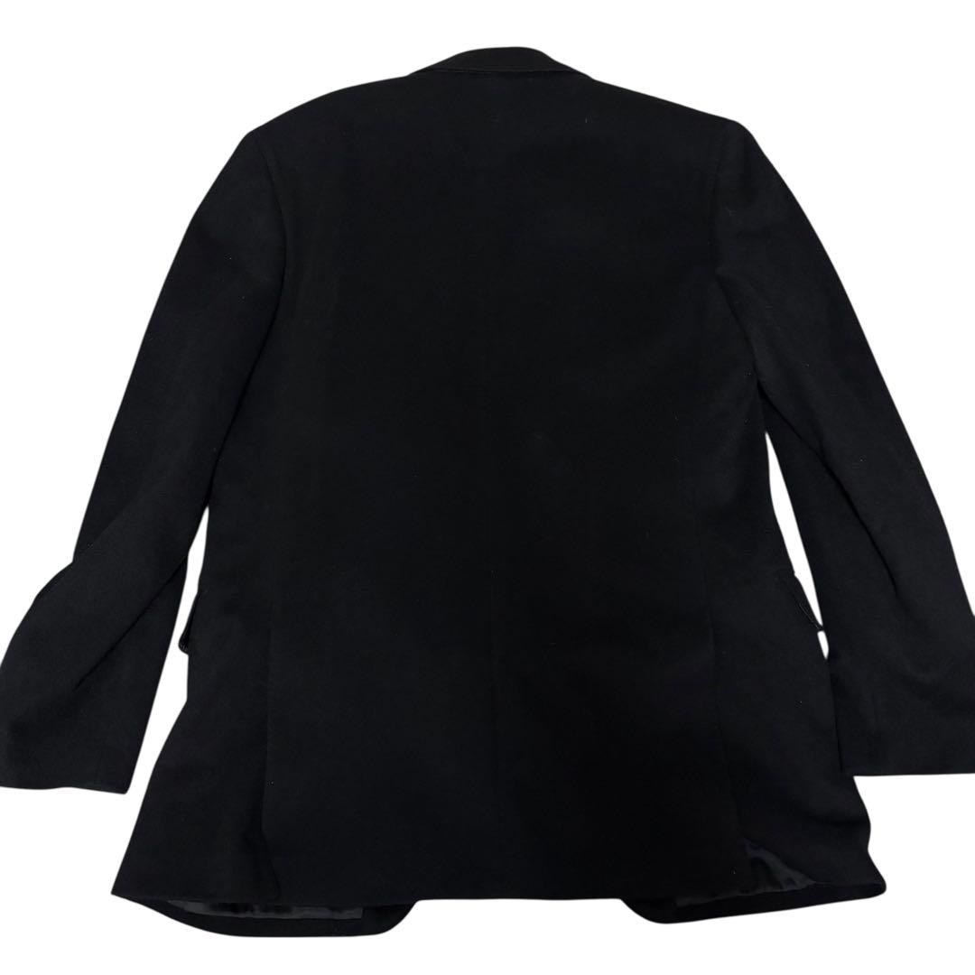 美品 ダーバン テーラードジャケット シングル 2B カシミヤ100 黒 L
