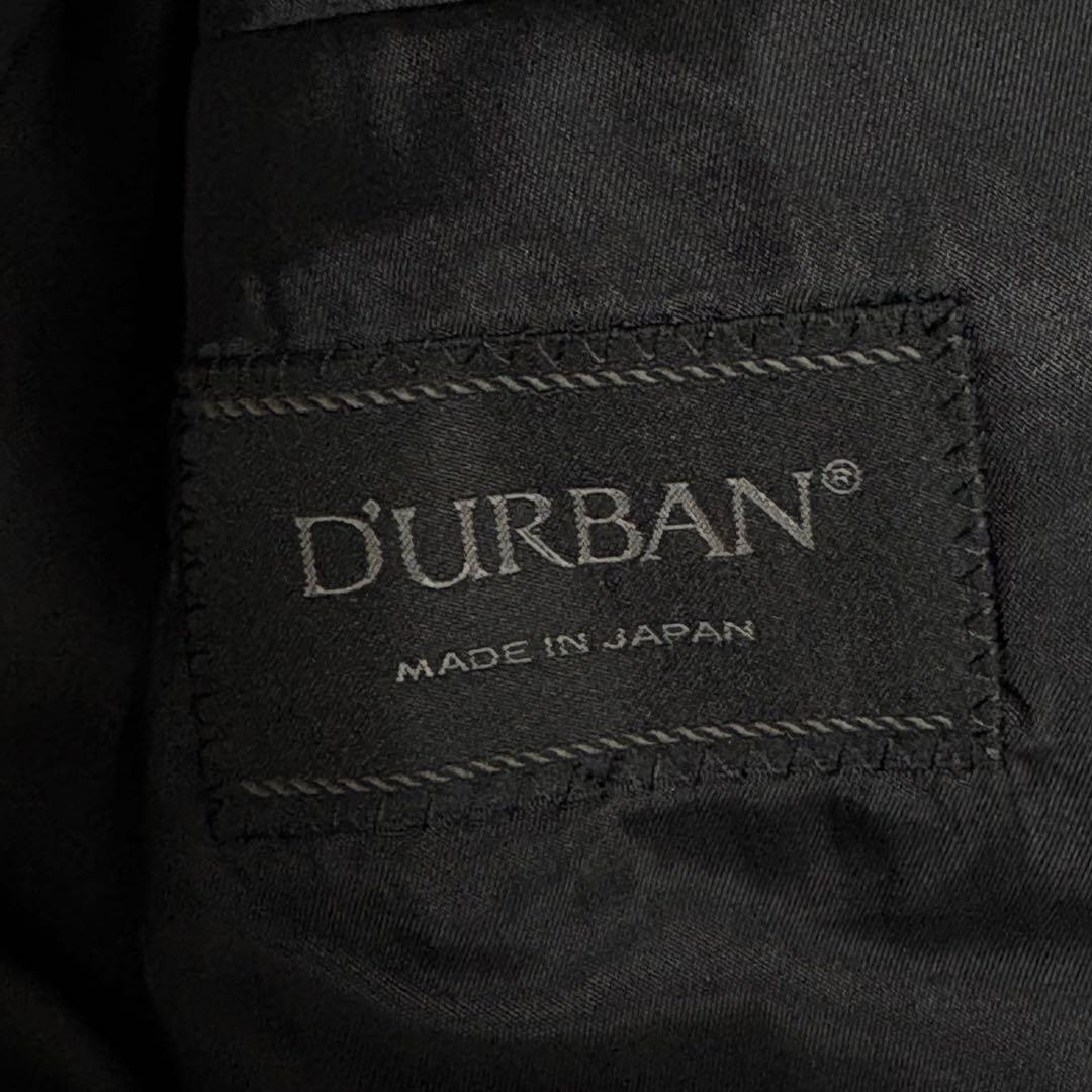 美品 ダーバン テーラードジャケット シングル 2B カシミヤ100 黒 L