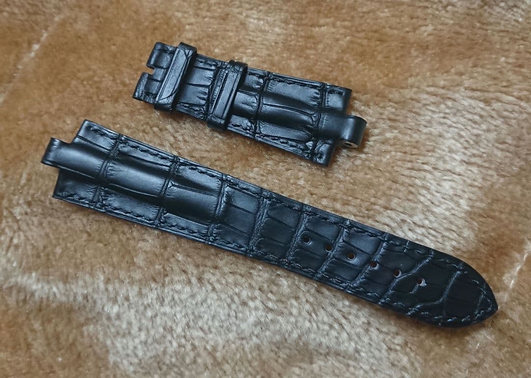 ブルガリ BVLGARI 時計 革ベルト ブラック