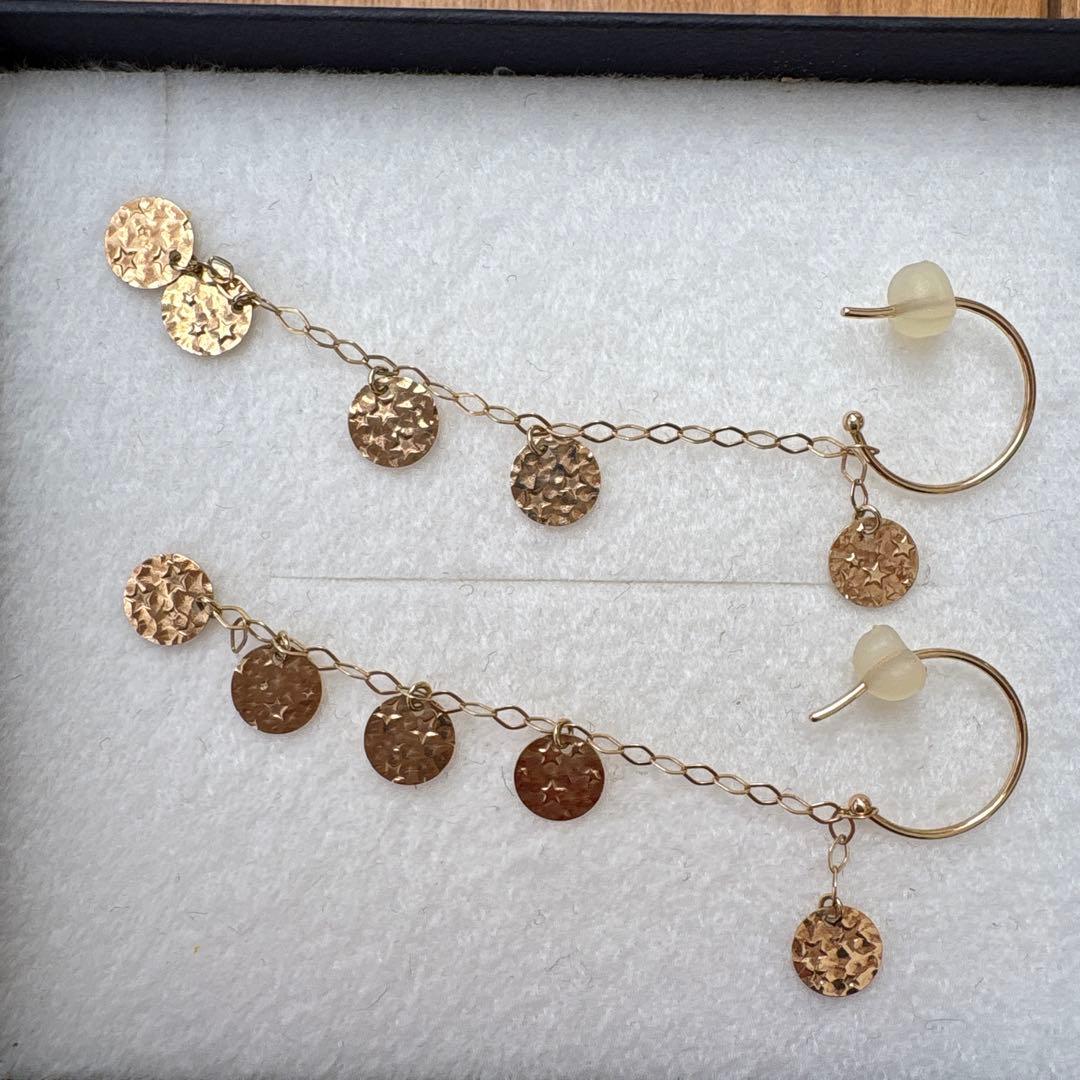 K10スタージュエリー ピアス スター サークル 星